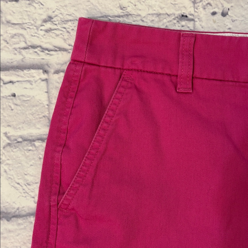 J Crew Pink Chino Shorts Plain Front Mid Rise 5 Inch Inseam Women’s Size 4 - Picture 2 of 9